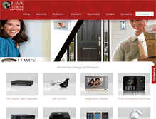Tablet Screenshot of hawkvisionindia.com